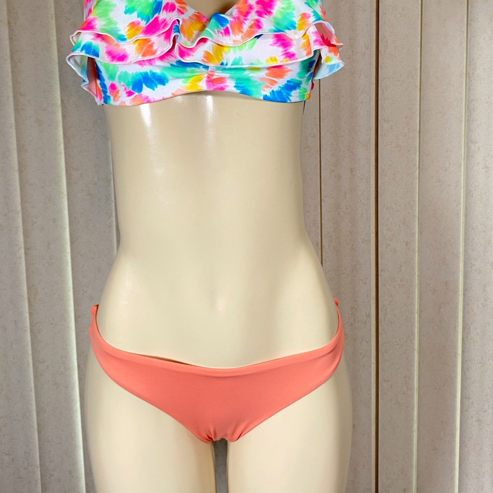 Roxy Rose Colored Bikini Cheeky Bottom. XS
